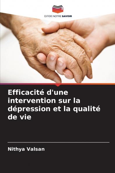 Efficacité d'une intervention sur la dépression et la qualité de vie