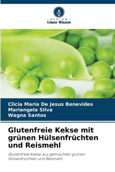 Glutenfreie Kekse mit grünen Hülsenfrüchten und Reismehl