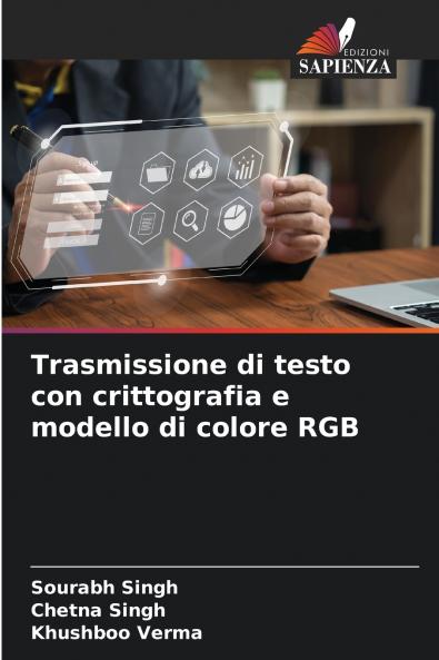 Trasmissione di testo con crittografia e modello di colore RGB