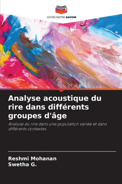 Analyse acoustique du rire dans diff��rents groupes d'��ge