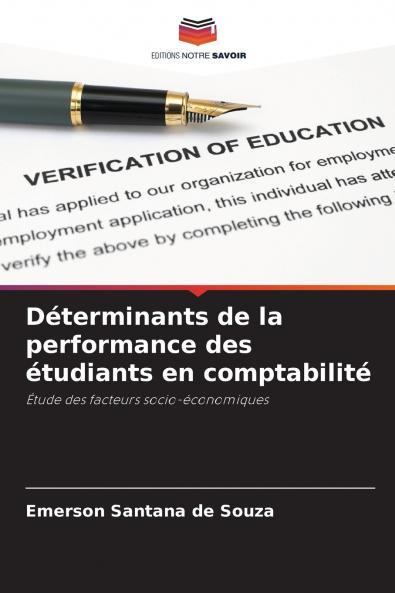 Déterminants de la performance des étudiants en comptabilité