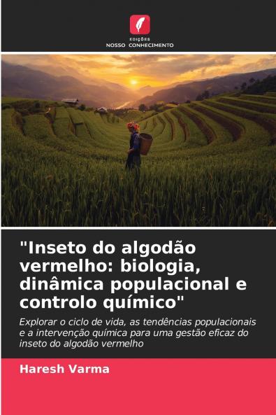 Inseto do algodão vermelho