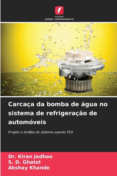 Carcaça da bomba de água no sistema de refrigeração de automóveis