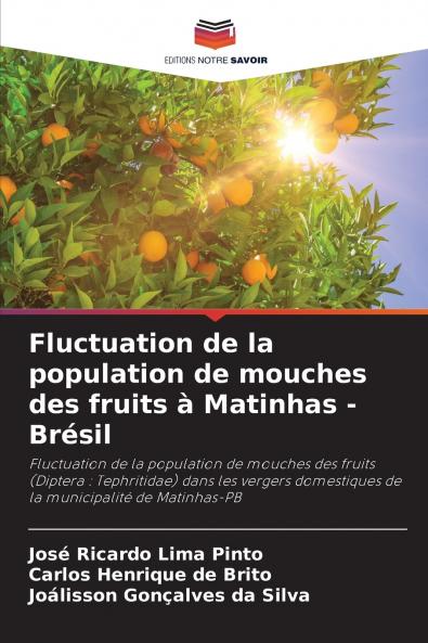 Fluctuation de la population de mouches des fruits à Matinhas - Brésil