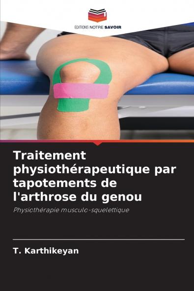 Traitement physiothérapeutique par tapotements de l'arthrose du genou