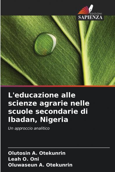L'educazione alle scienze agrarie nelle scuole secondarie di Ibadan Nigeria