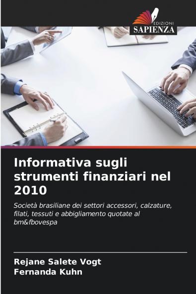 Informativa sugli strumenti finanziari nel 2010