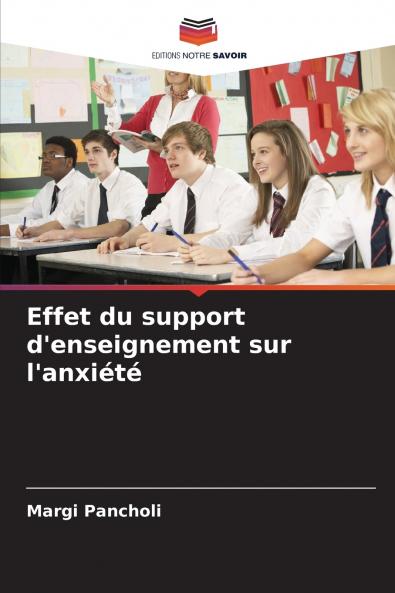 Effet du support d'enseignement sur l'anxiété