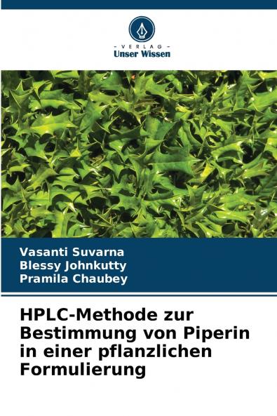 HPLC-Methode zur Bestimmung von Piperin in einer pflanzlichen Formulierung