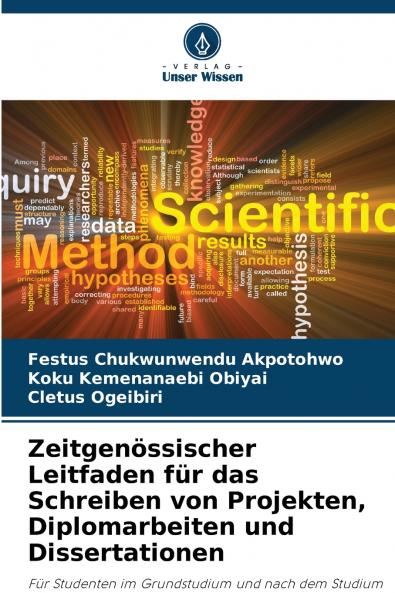 Zeitgenössischer Leitfaden für das Schreiben von Projekten Diplomarbeiten und Dissertationen