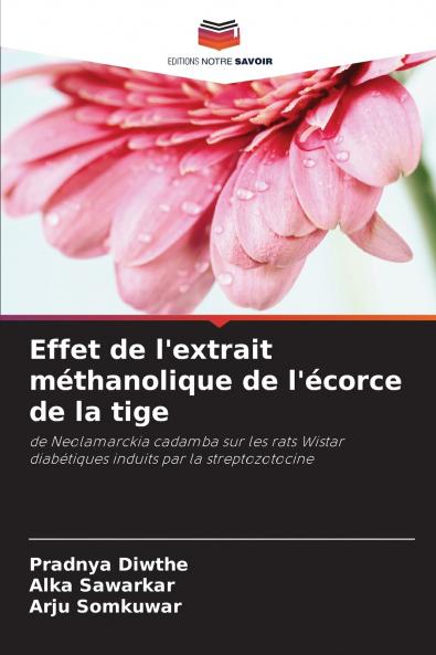 Effet de l'extrait méthanolique de l'écorce de la tige