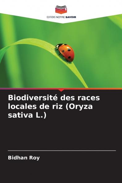 Biodiversité des races locales de riz (Oryza sativa L.)