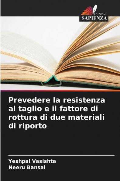 Prevedere la resistenza al taglio e il fattore di rottura di due materiali di riporto