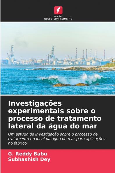 Investigações experimentais sobre o processo de tratamento lateral da água do mar