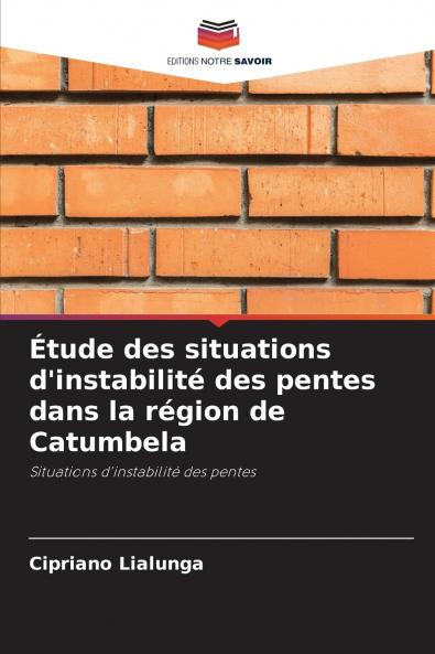 Étude des situations d'instabilité des pentes dans la région de Catumbela