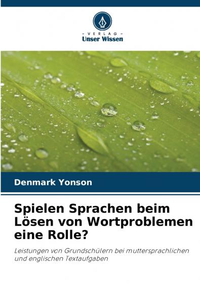 Spielen Sprachen beim Lösen von Wortproblemen eine Rolle?