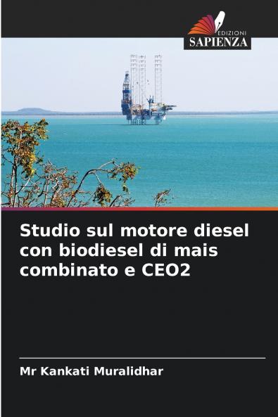 Studio sul motore diesel con biodiesel di mais combinato e CEO2