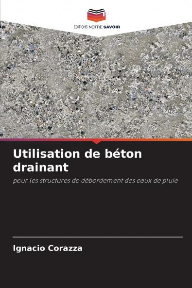 Utilisation de béton drainant