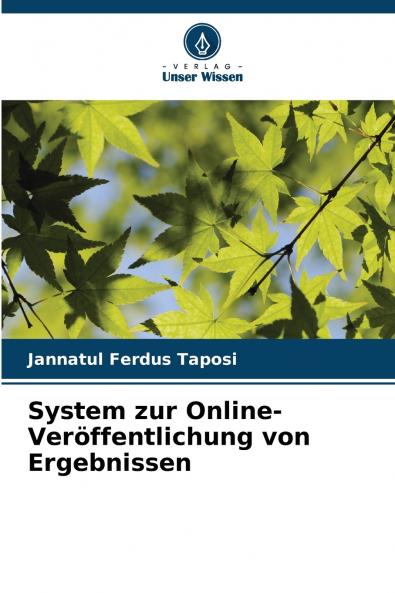 System zur Online-Veröffentlichung von Ergebnissen