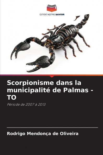 Scorpionisme dans la municipalité de Palmas - TO