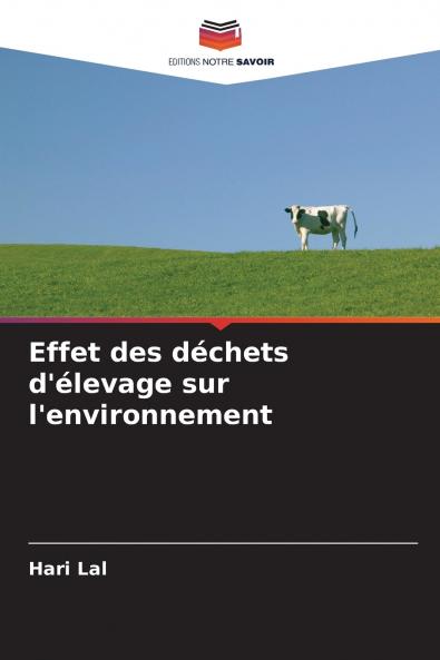 Effet des déchets d'élevage sur l'environnement