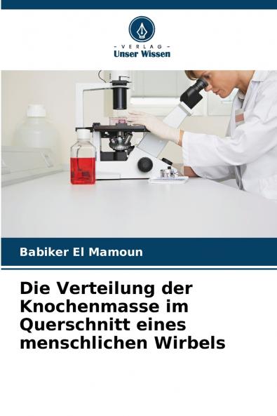 Die Verteilung der Knochenmasse im Querschnitt eines menschlichen Wirbels