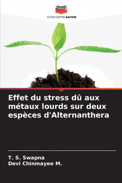 Effet du stress dû aux métaux lourds sur deux espèces d'Alternanthera