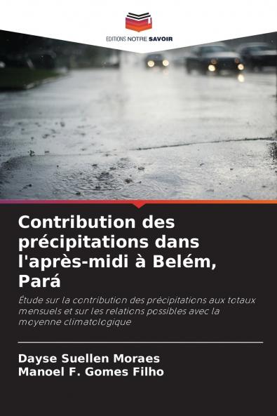 Contribution des précipitations dans l'après-midi à Belém Pará