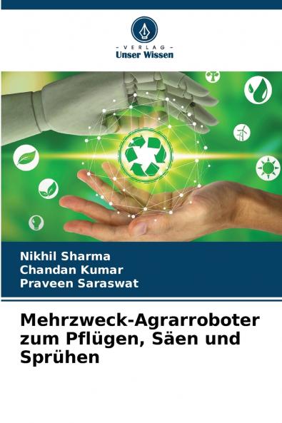 Mehrzweck-Agrarroboter zum Pflügen Säen und Sprühen