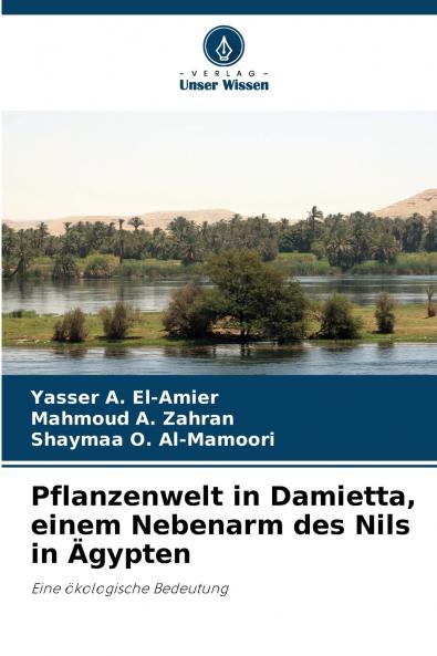 Pflanzenwelt in Damietta einem Nebenarm des Nils in Ägypten