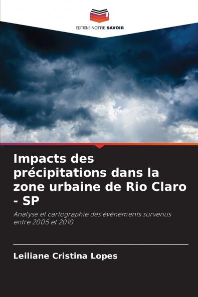 Impacts des précipitations dans la zone urbaine de Rio Claro - SP