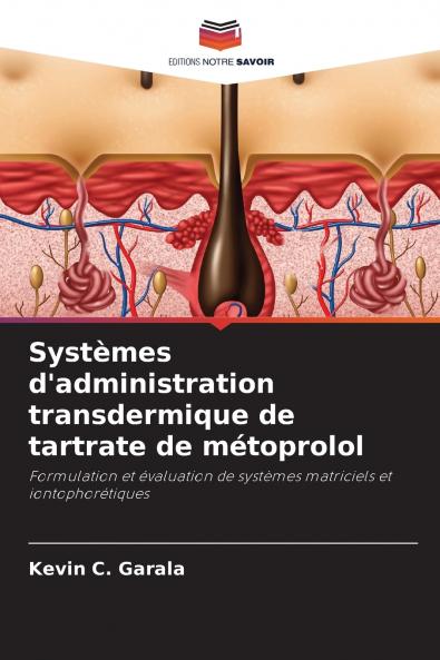 Systèmes d'administration transdermique de tartrate de métoprolol