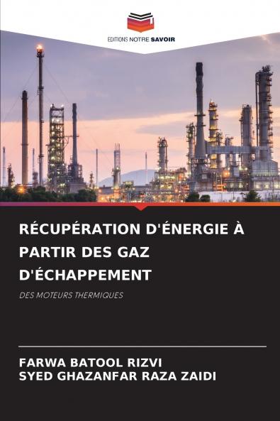 RÉCUPÉRATION D'ÉNERGIE À PARTIR DES GAZ D'ÉCHAPPEMENT