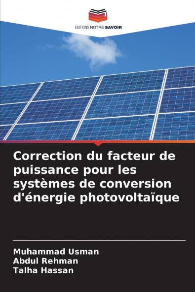 Correction du facteur de puissance pour les systèmes de conversion d'énergie photovoltaïque
