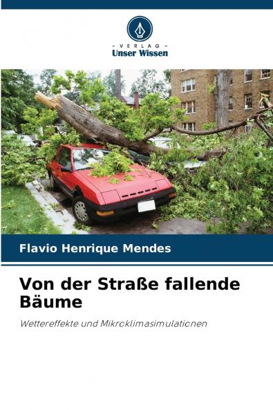 Von der Straße fallende Bäume