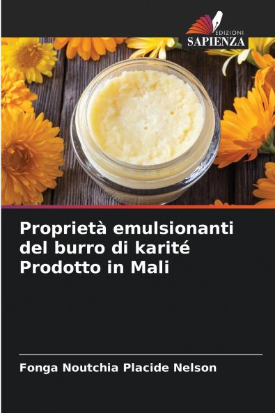 Proprietà emulsionanti del burro di karité Prodotto in Mali