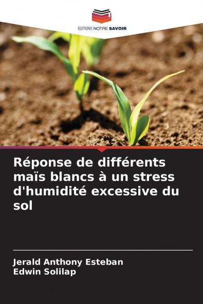 Réponse de différents maïs blancs à un stress d'humidité excessive du sol
