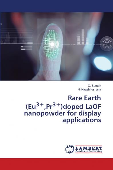 Rare Earth (Eu3+Pr3+)doped LaOF nanopowder for display applications