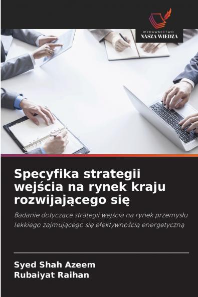 Specyfika strategii wejścia na rynek kraju rozwijającego się