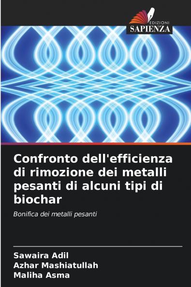 Confronto dell'efficienza di rimozione dei metalli pesanti di alcuni tipi di biochar