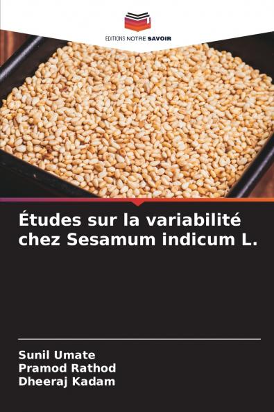 Études sur la variabilité chez Sesamum indicum L.