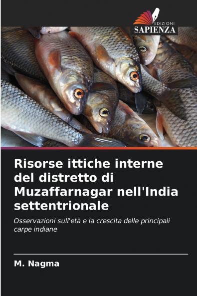 Risorse ittiche interne del distretto di Muzaffarnagar nell'India settentrionale