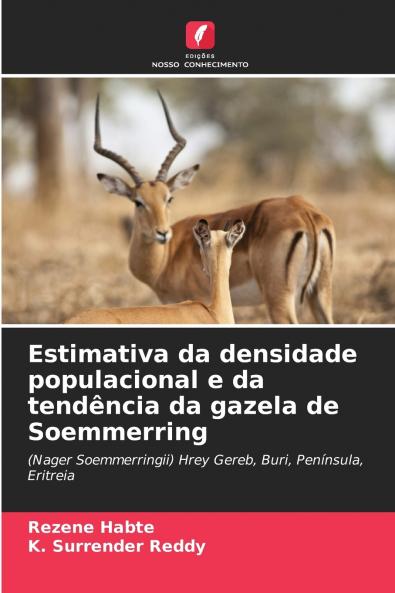 Estimativa da densidade populacional e da tendência da gazela de Soemmerring