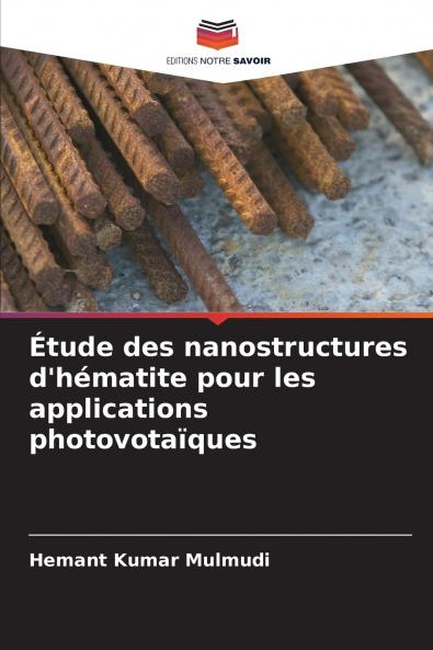 Étude des nanostructures d'hématite pour les applications photovotaïques