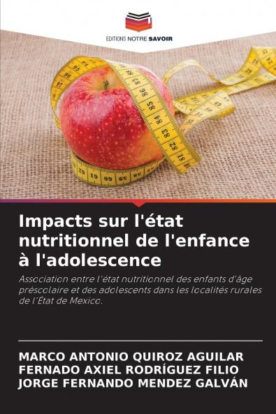 Impacts sur l'état nutritionnel de l'enfance à l'adolescence