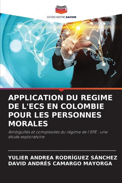 APPLICATION DU REGIME DE L'ECS EN COLOMBIE POUR LES PERSONNES MORALES