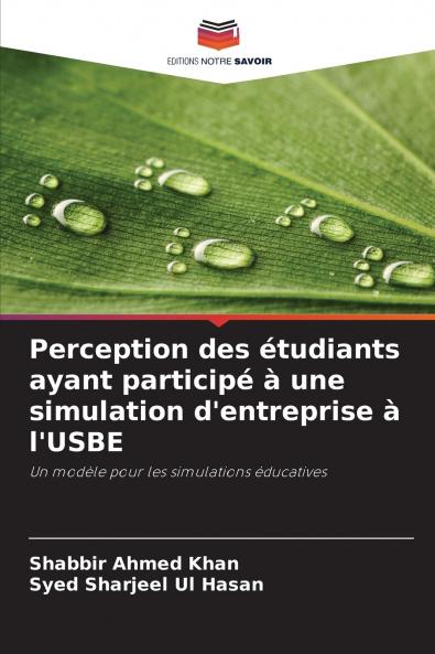 Perception des étudiants ayant participé à une simulation d'entreprise à l'USBE