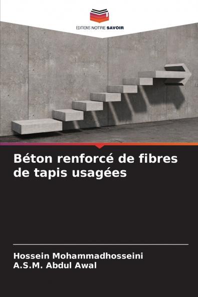 Béton renforcé de fibres de tapis usagées