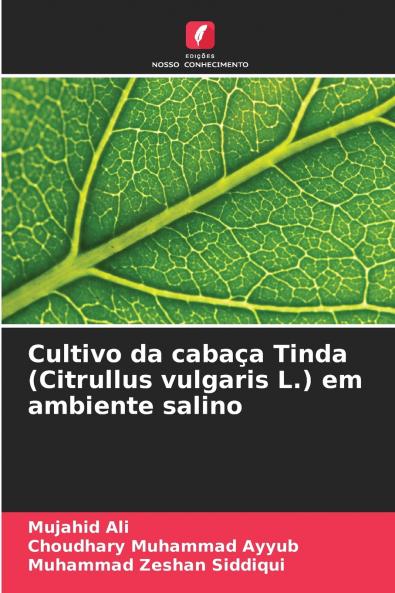 Cultivo da cabaça Tinda (Citrullus vulgaris L.) em ambiente salino