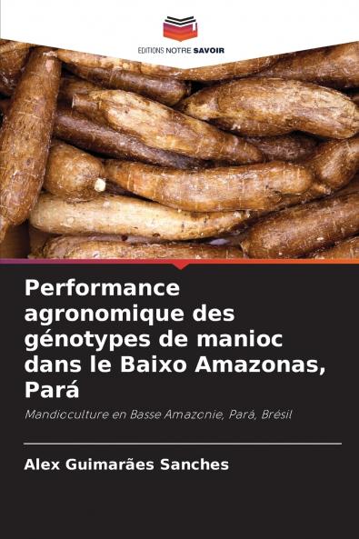 Performance agronomique des génotypes de manioc dans le Baixo Amazonas Pará